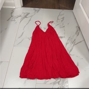 Boohoo red mini dress